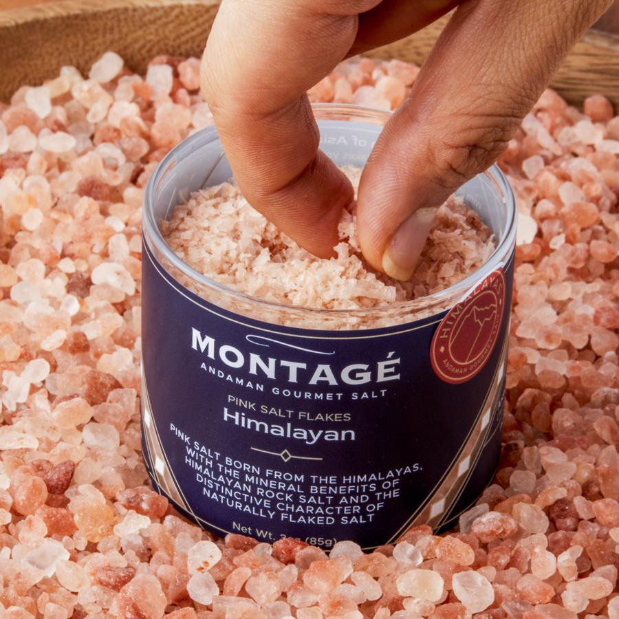 Kosher Salt Flaked Salt, Pink Himalayan Flake